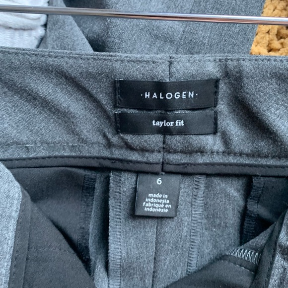 Halogen Taylor fit ankle pants charcoal gray - Picture 3 of 5